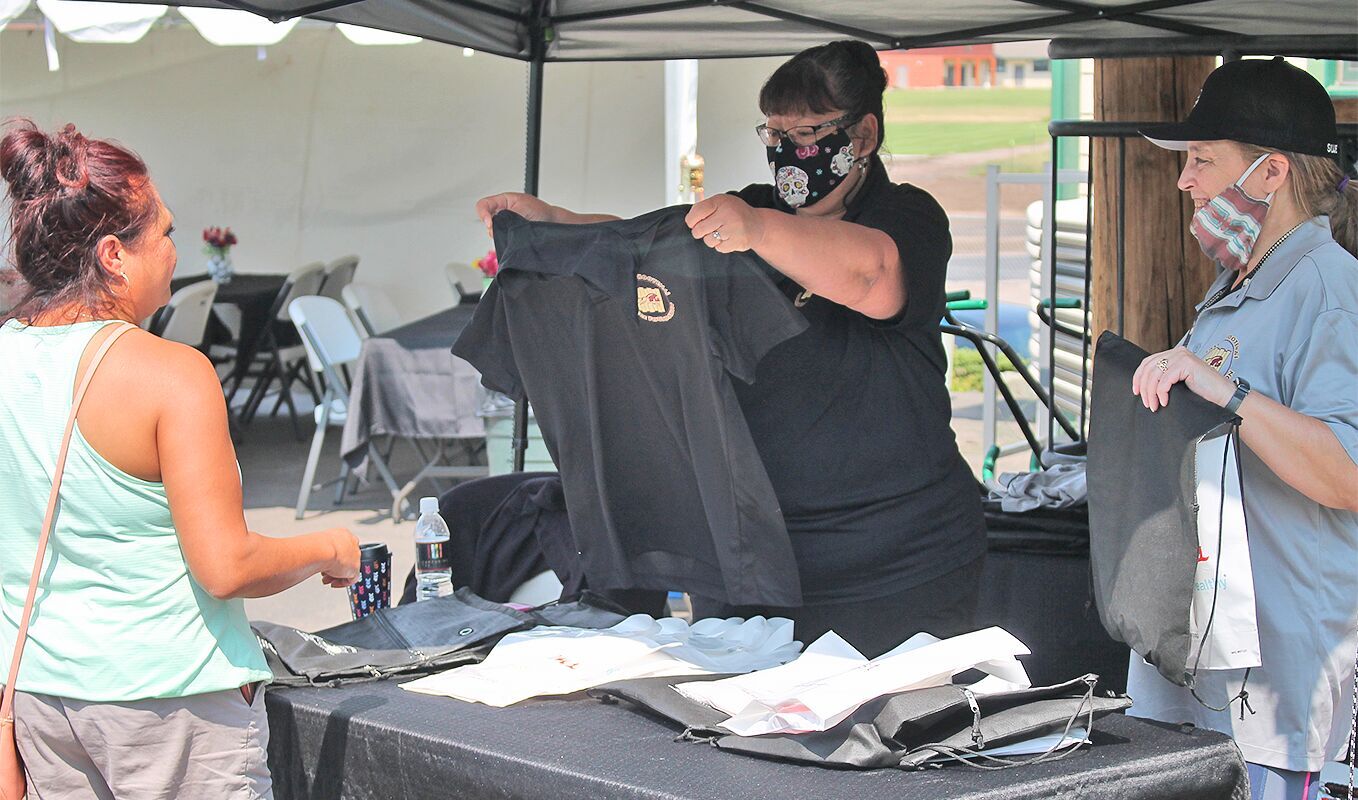 T-shirts given